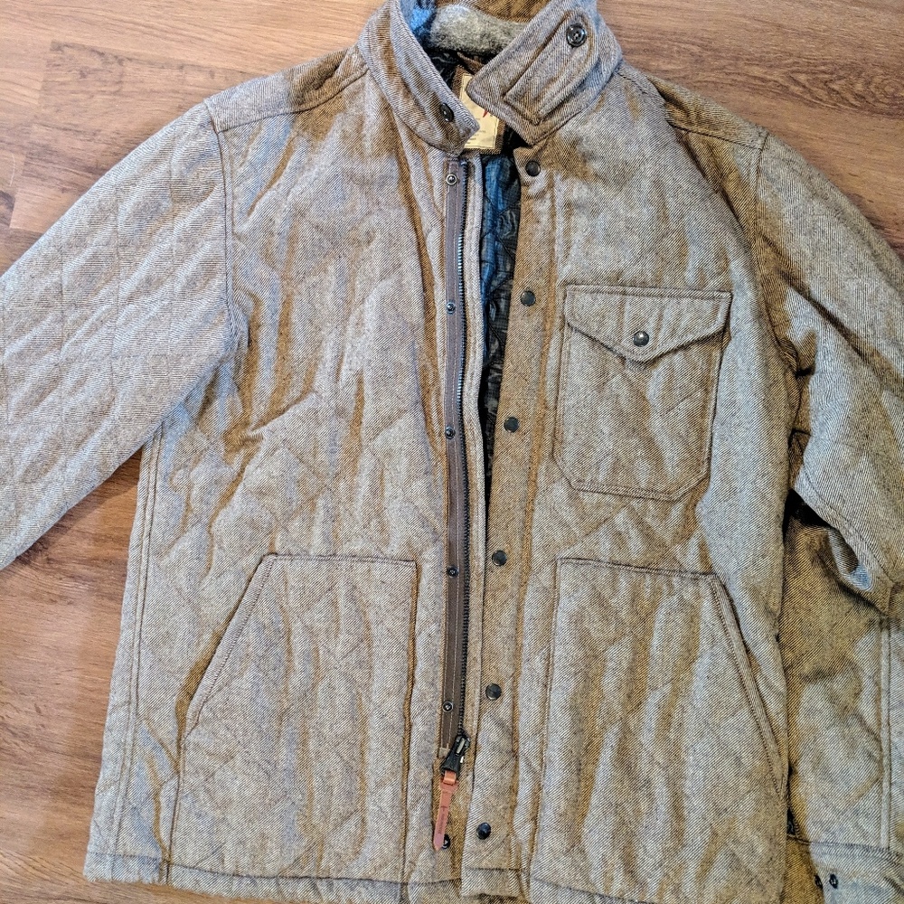Mens L Relwen Quilted Jacket
